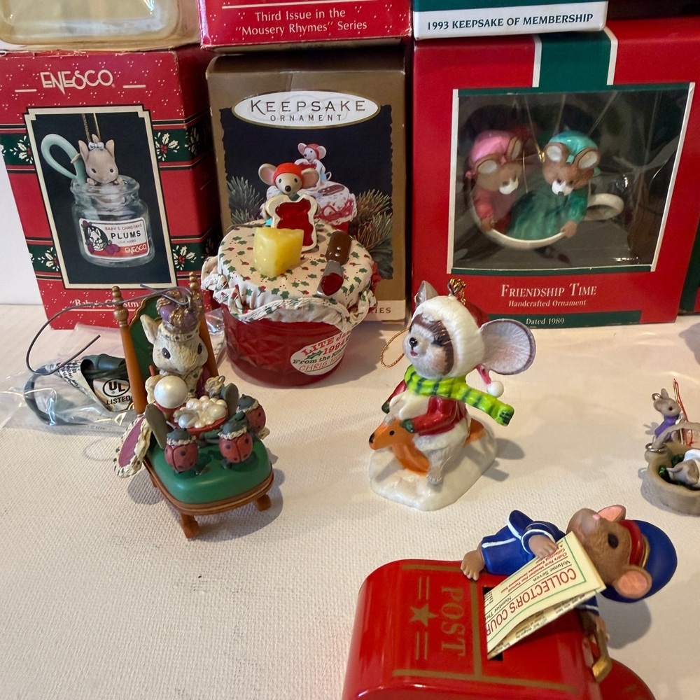 VTG Bundle Mouse Mice Ornaments - Picture 3 of 9